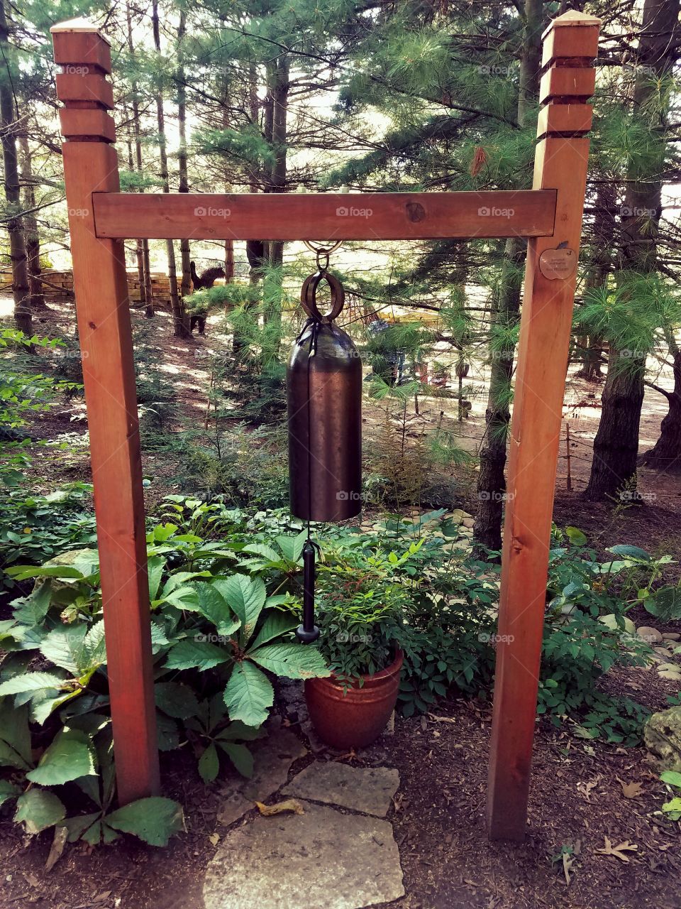 The bell of the garden