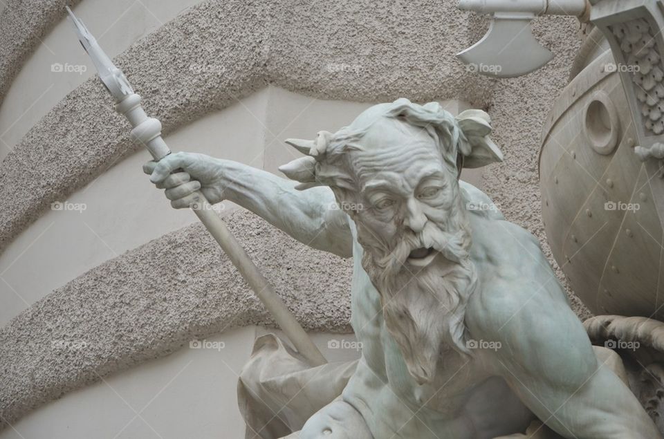 Neptune Statue at Hofburg Palace, Wien