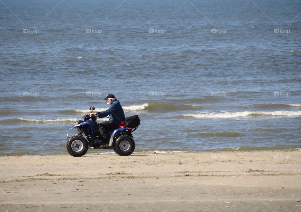 Quad on the beach