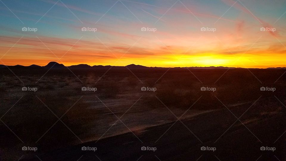 just another desert sunset