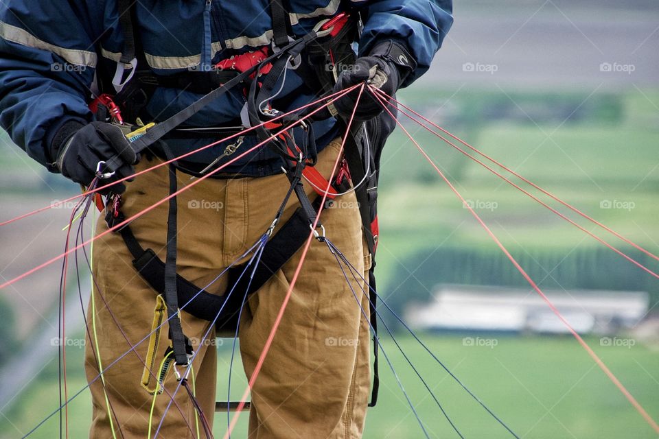 Paraglider detail