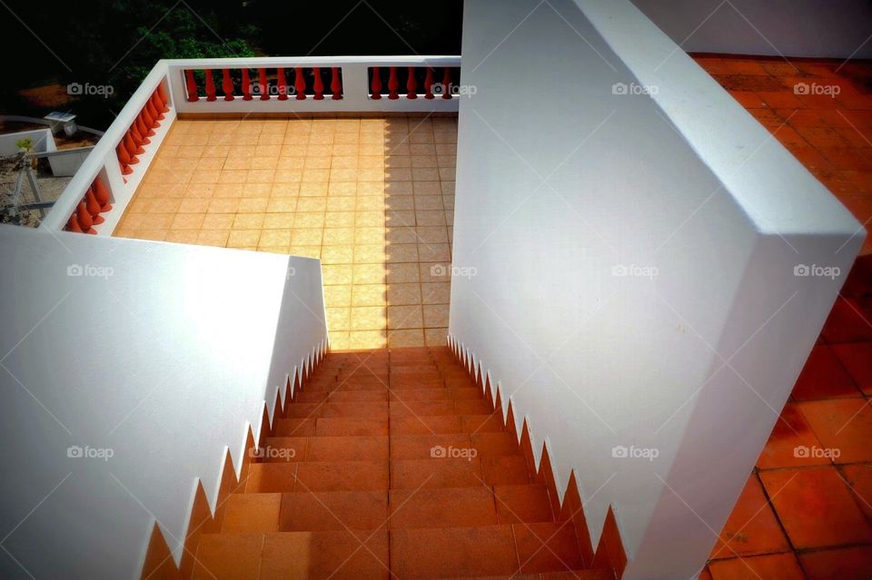 Stairs colours effet