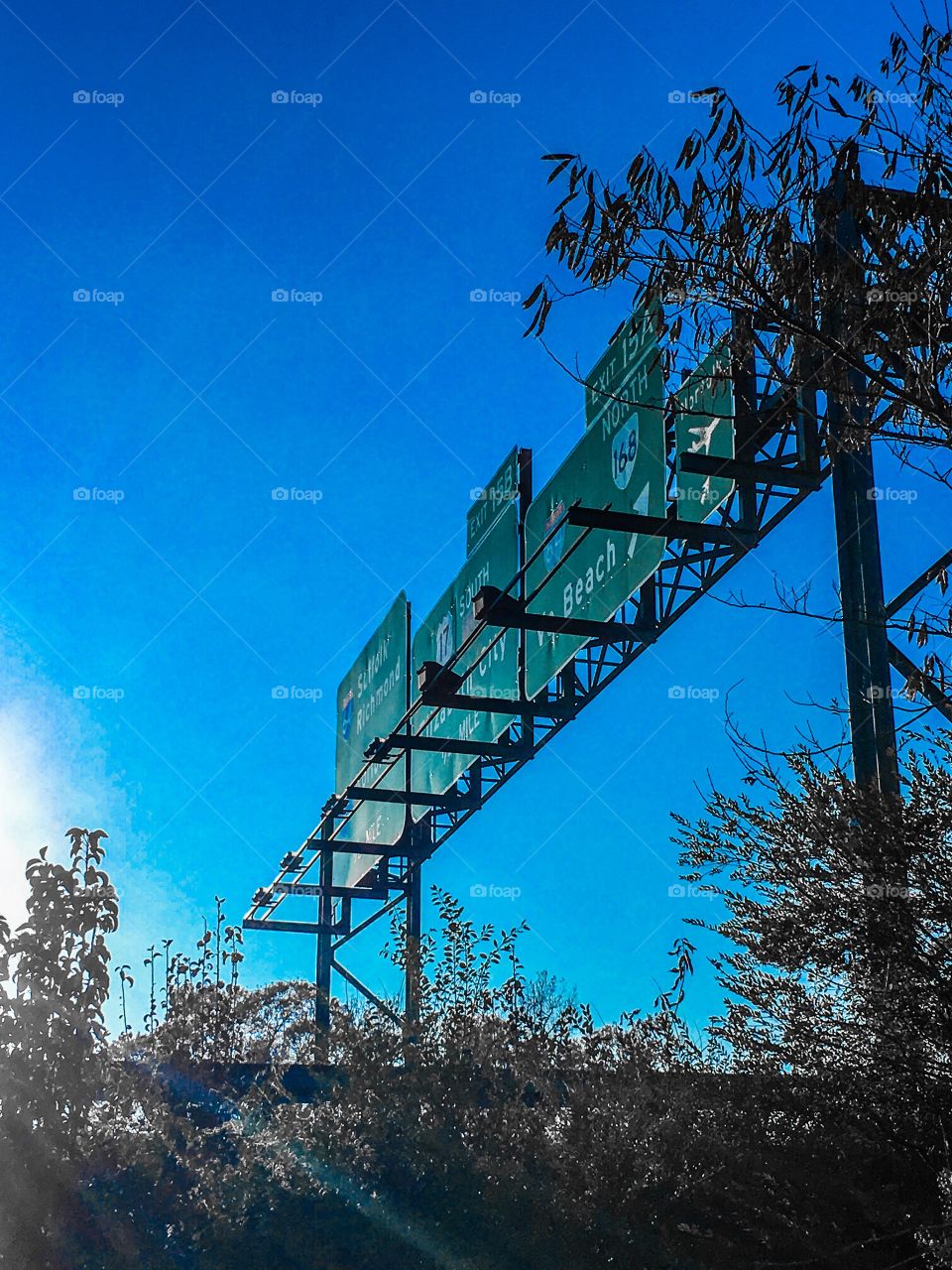 Traveling down the road