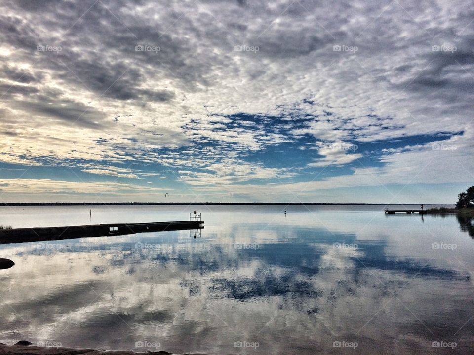 Reflections of the Baltic Sea, Kalmar, Sweden 