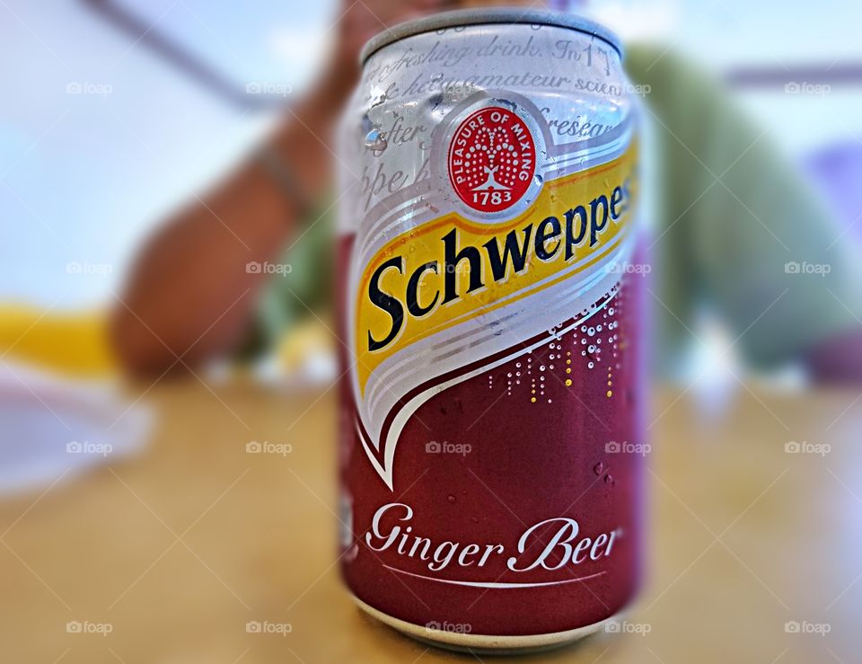Quench your thirst with Schweppe,  Ginger Beer