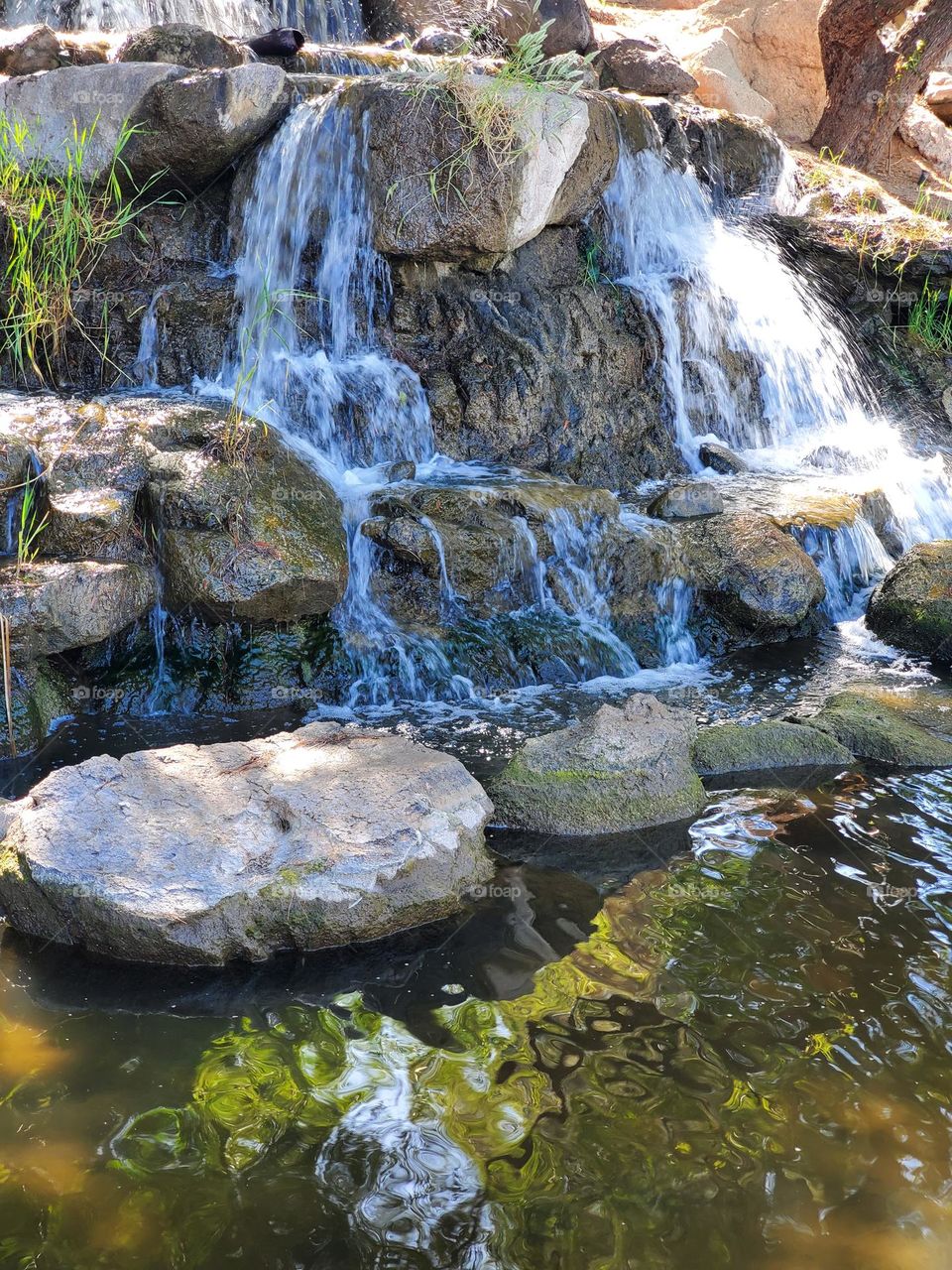 Waterfall on the Rocks