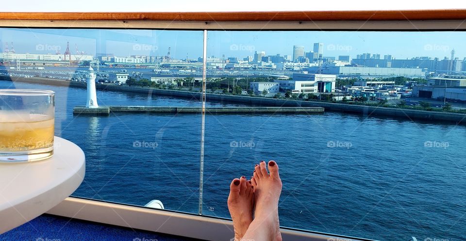 Nothing better than letting all your cares go as you relax on your cruise ship balcony room