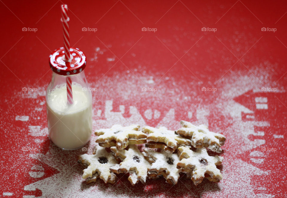 Christmas cookies and milk for Santa 3