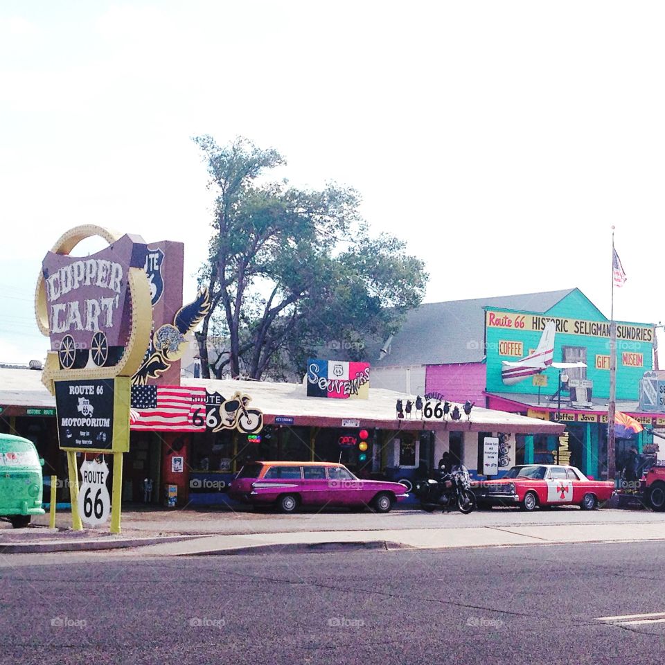 Beautiful gift shop on the route 66