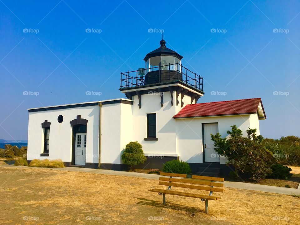 Point No Point Lighthouse, Hansville, Kitsap Peninsula, Washington State 