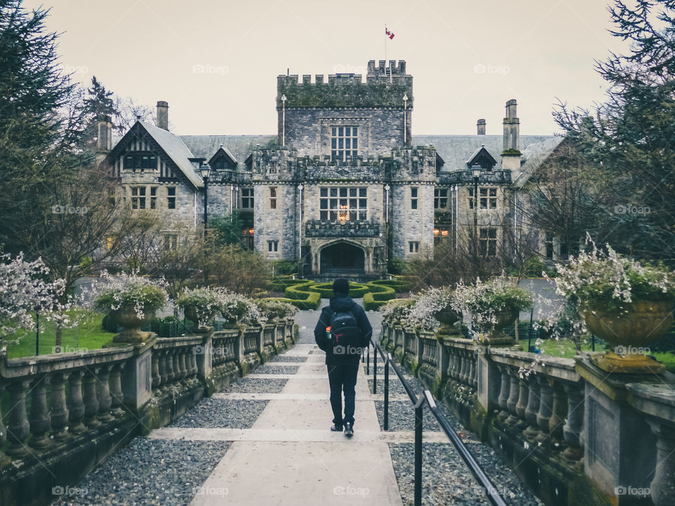 University in which the X-Men Castle is located (in Victoria, BC, Canada)