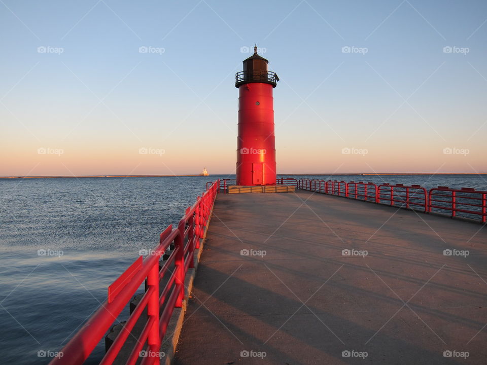 Lighthouse in the pier