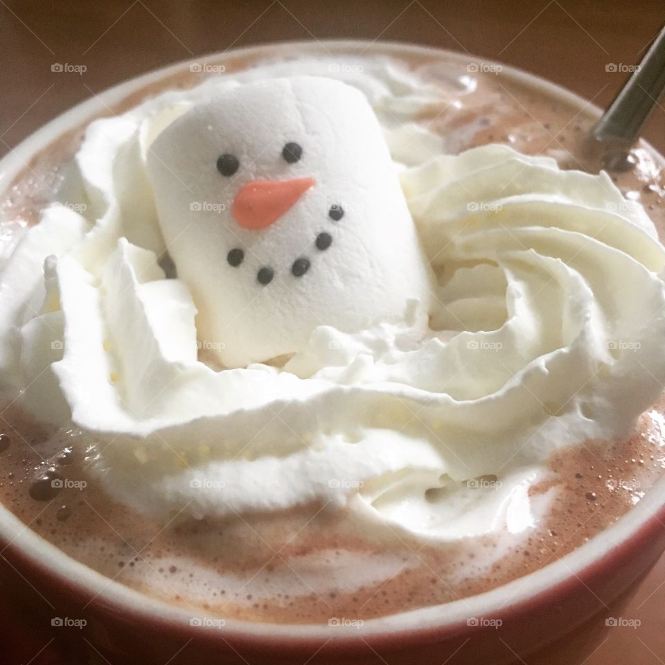 Happiness is a cosy, warming hot chocolate when it’s cold outside. 