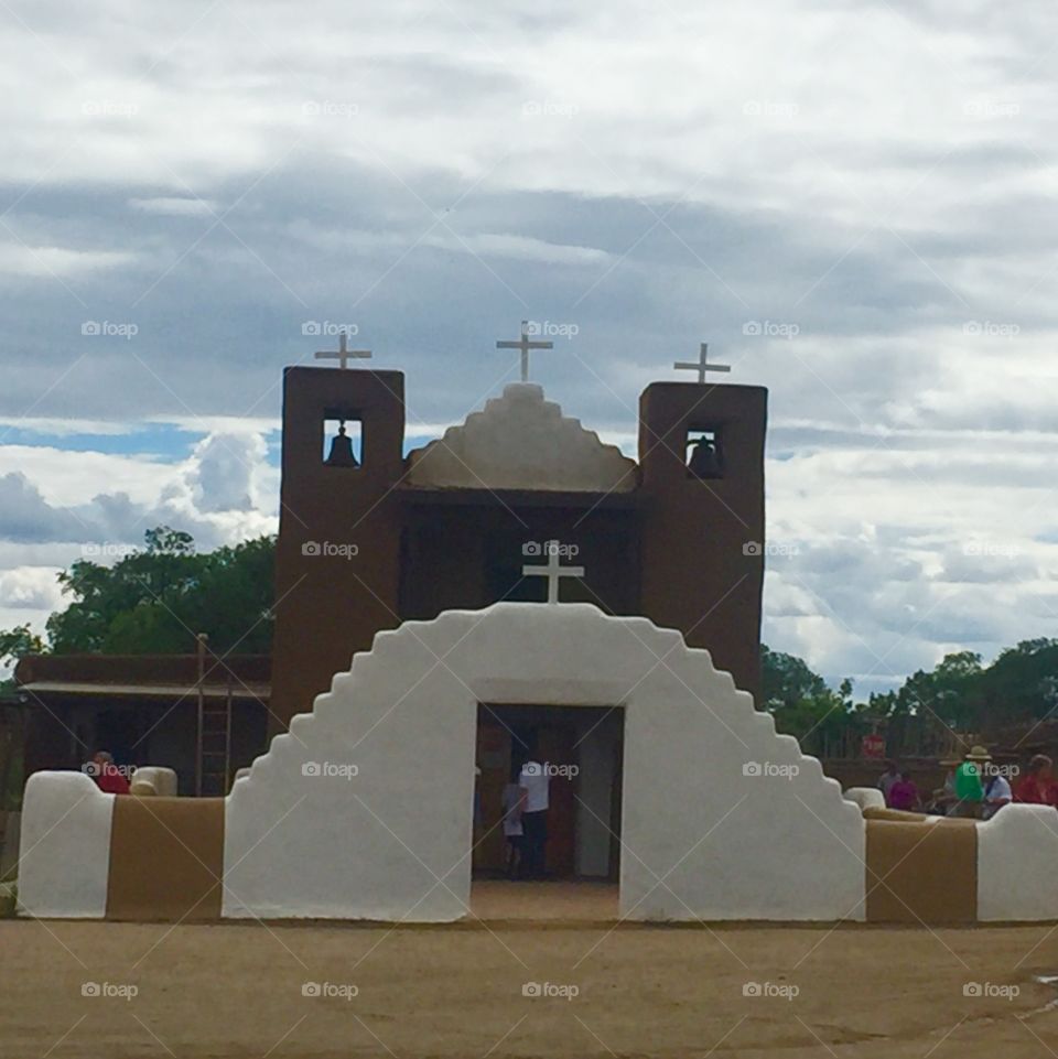 The church at Taos Pueblo - Taos, New Mexico