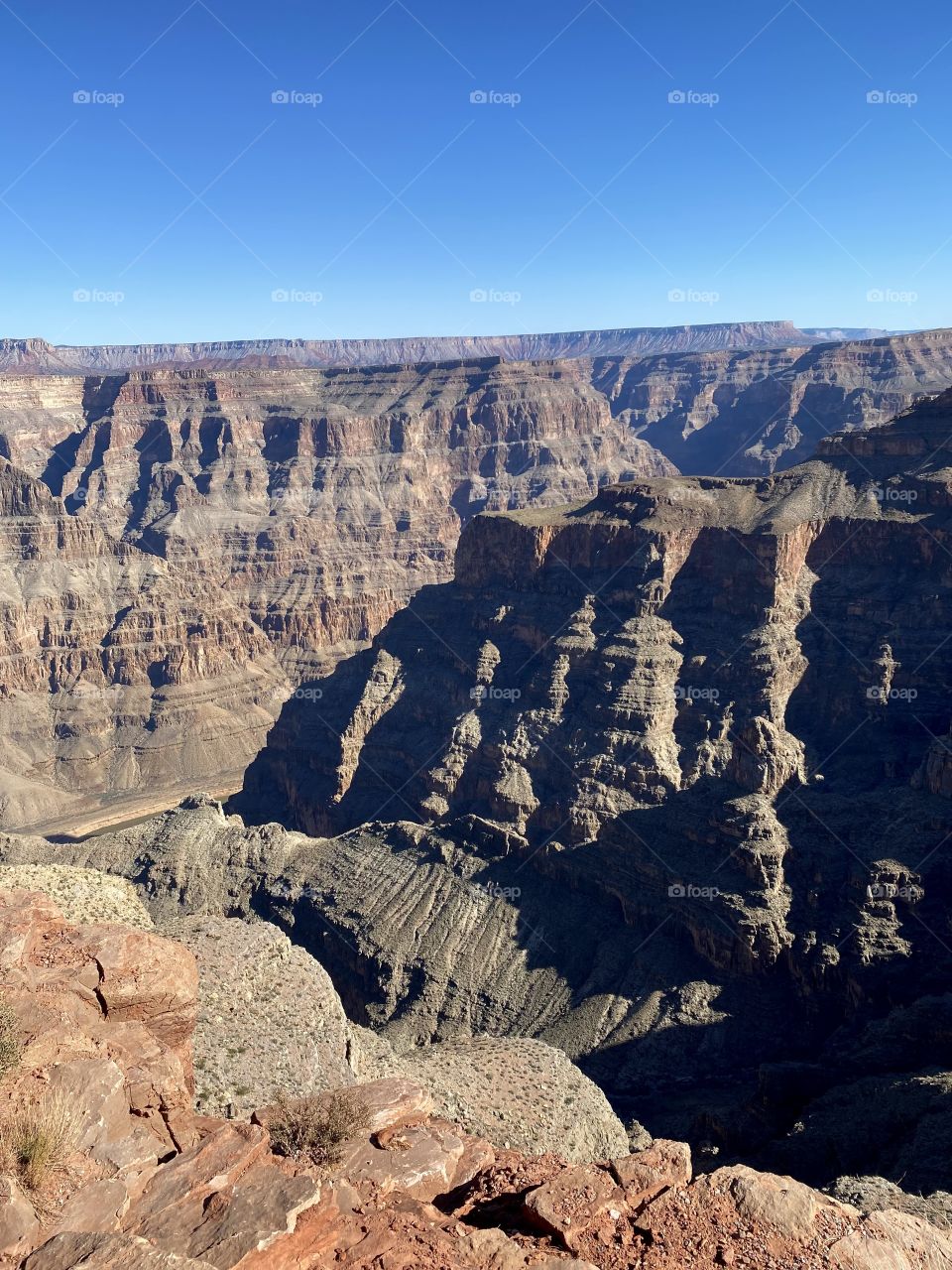 View of the Grand Canyon from Guano Point in Peach Springs Arizona 