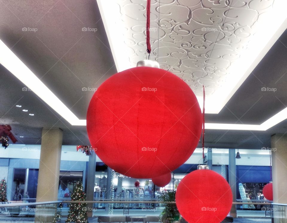 Giant Holiday Ornaments