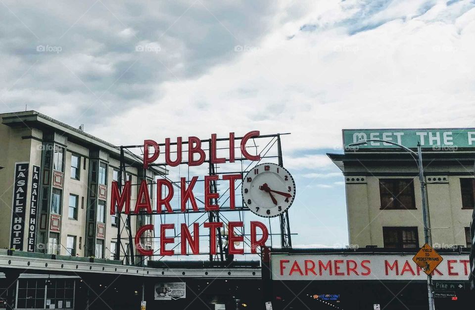 Public Market, Pike Place, Seattle WA