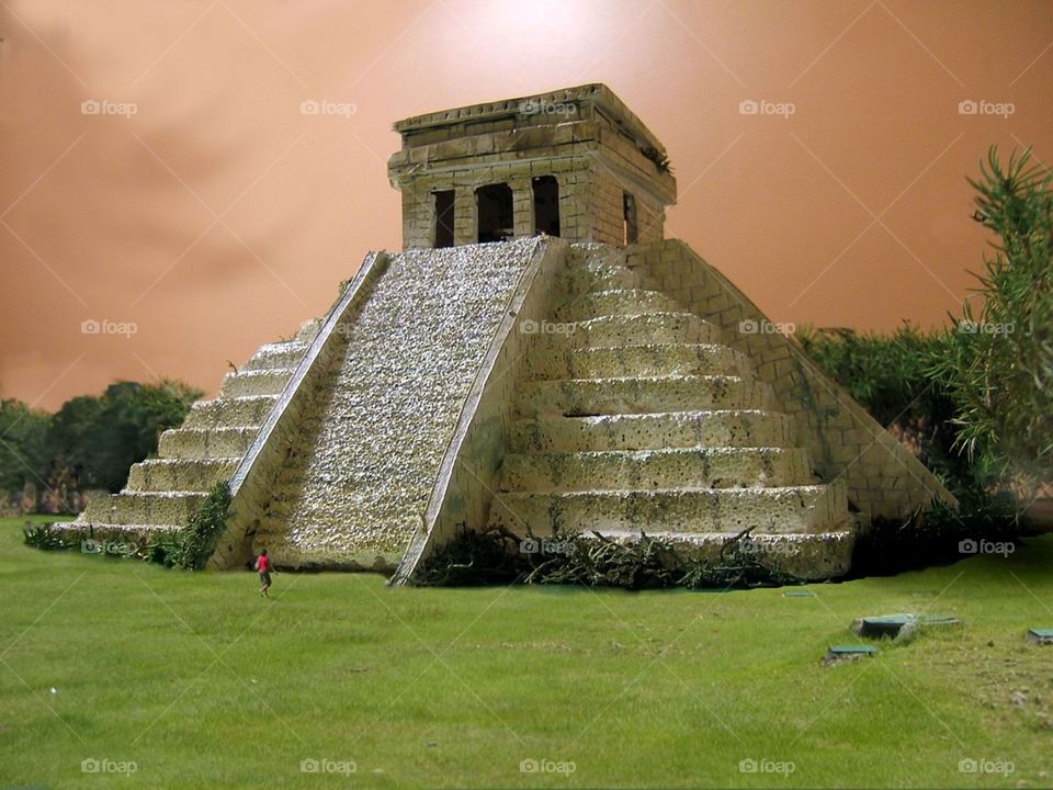 Aztec pyramid