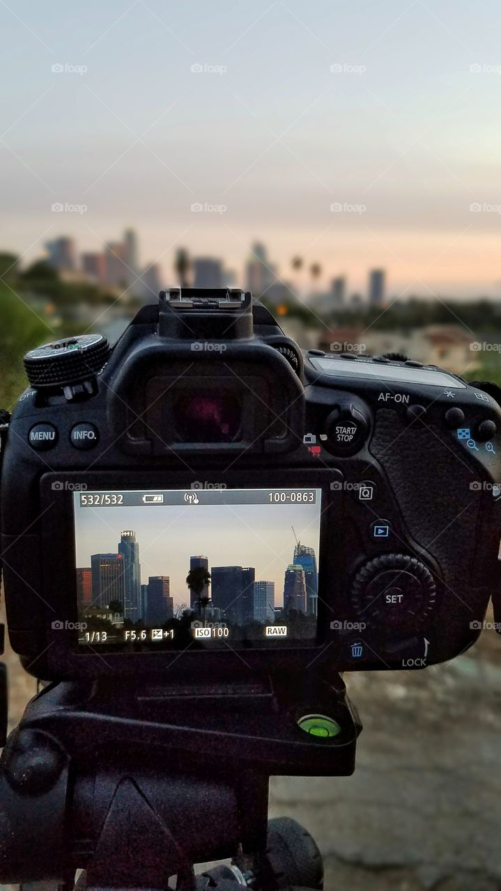 Downtown LA  from my backyard