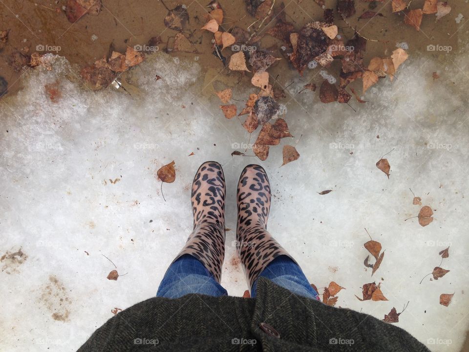 People, No Person, Winter, Wear, Snow