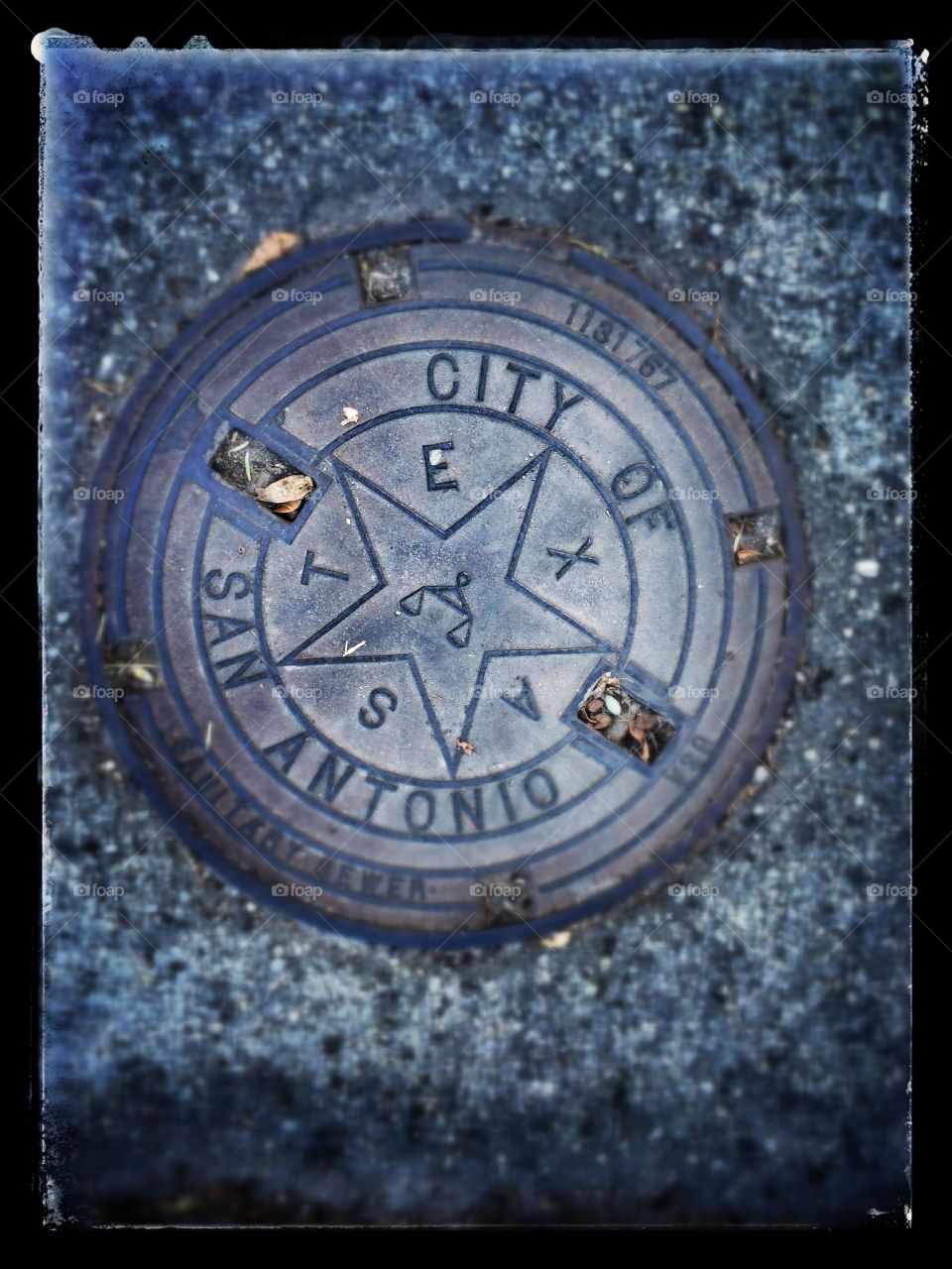 San Antonio Texas manhole cover