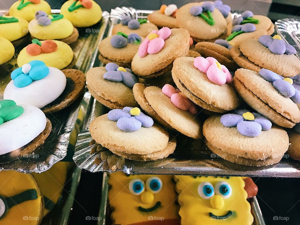 Close-up of cookies