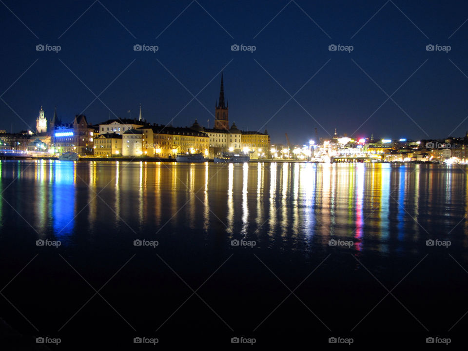 sweden city stockholm night by antpru