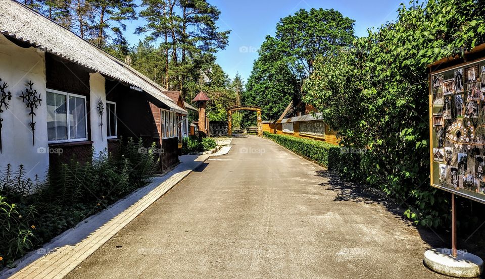 Way to a fairy tale. (Lithuania, Druskininkai, July, 2019).