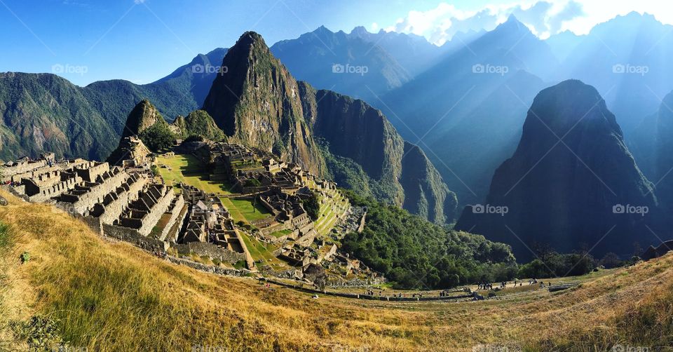 Sunrise at Machu Picchu