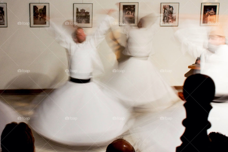 Whirling dervishes in Istanbul 