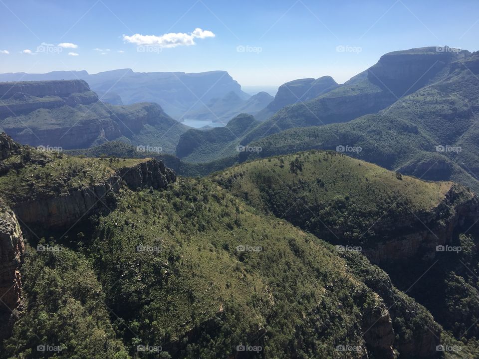 Scenic view of mountains