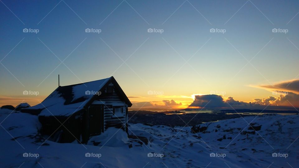 Winter cabin