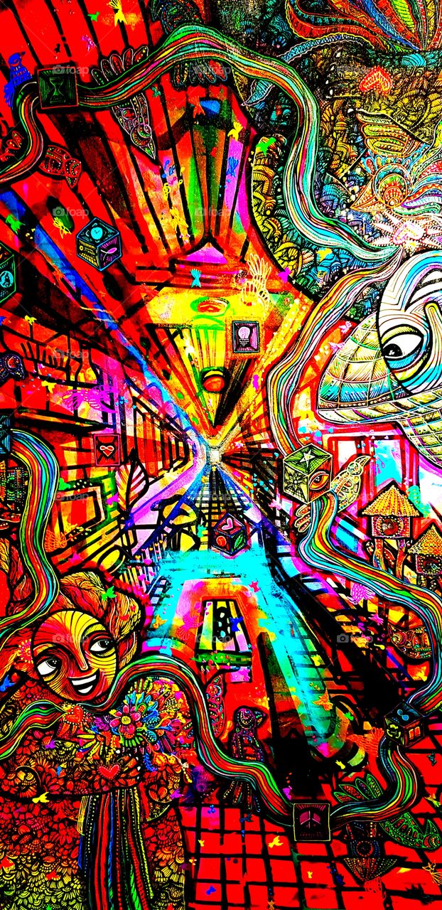 #painting #psychedelic #perspectives