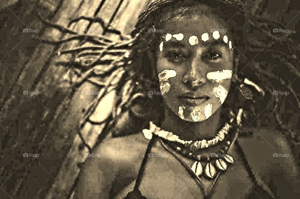 The Filipina Lady in Native Art!