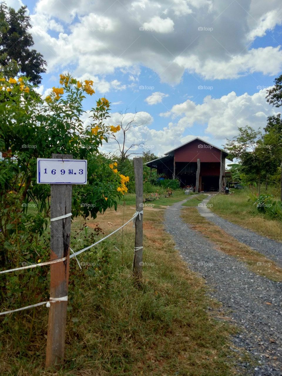 Countryside house in Thailand.