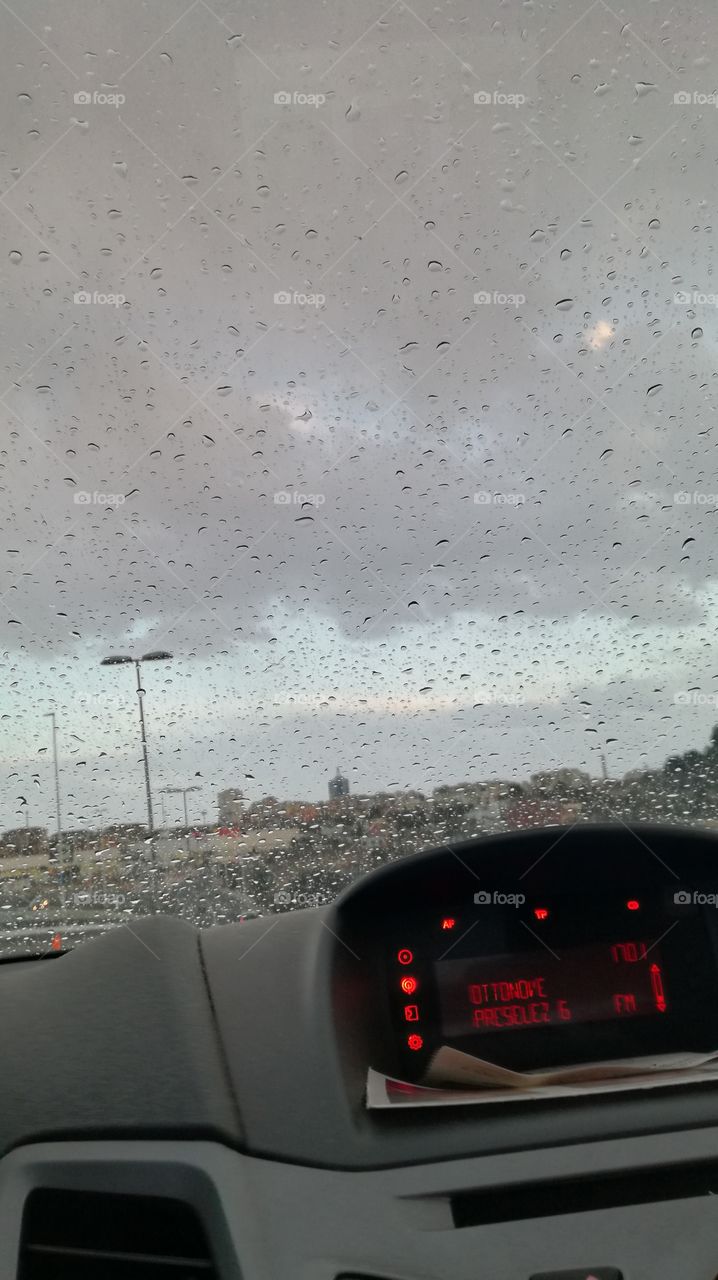 raining