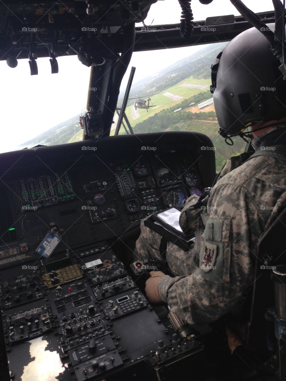 Blackhawk flight training over Alabama 
