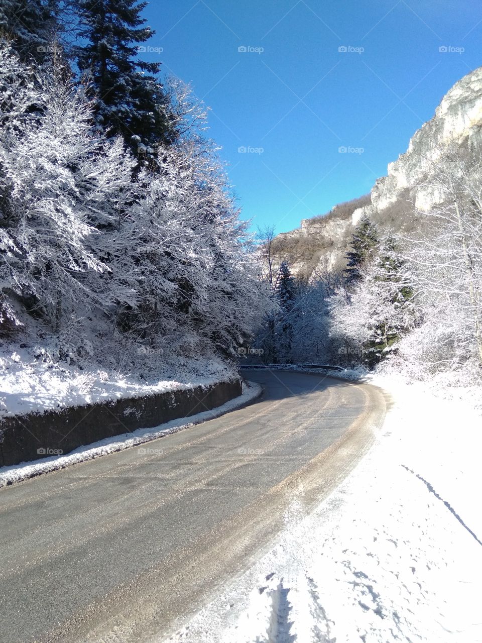 Snow, Winter, Road, Landscape, Cold