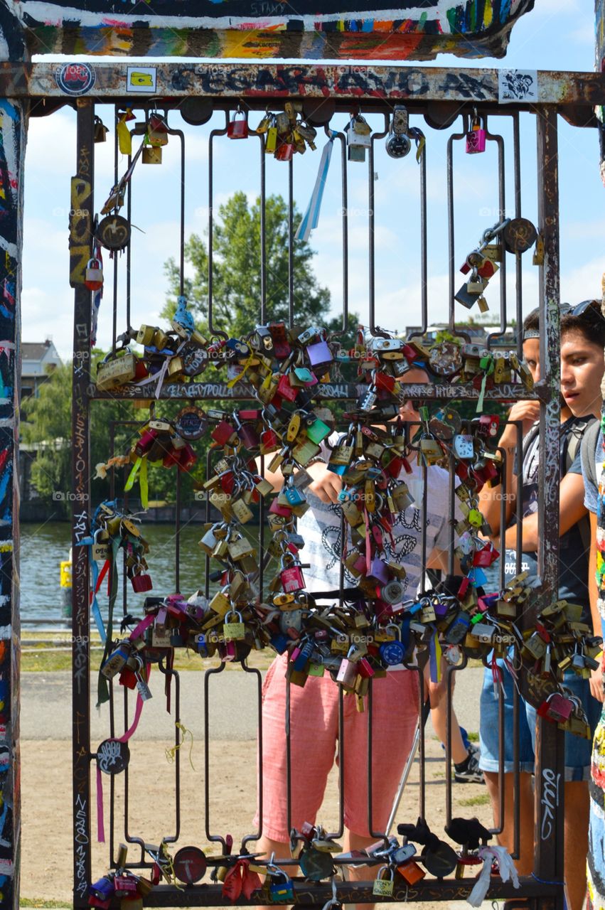 Locks at the Berlin Wall