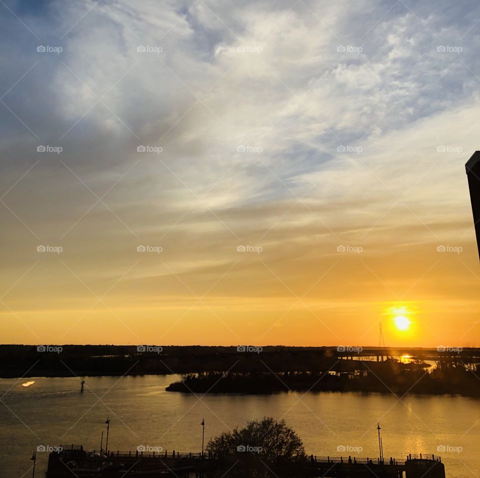 Sunset in Wilmington, NC