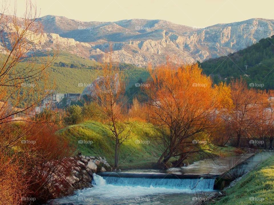 Žrnovnica, a Croatian river that springs at the foot of Mosor and in its short course flows into the Split-Dalmatia County. The total length of the rivers is 4,800 meters.