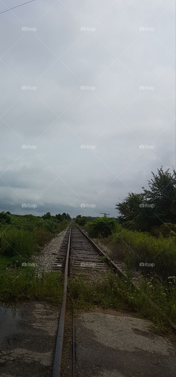 Some railroad tracks i found.