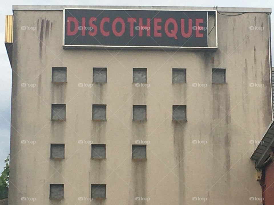 Discotheque in France exit