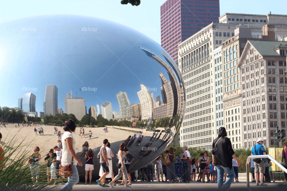 park chicago bean millennium by dclopez