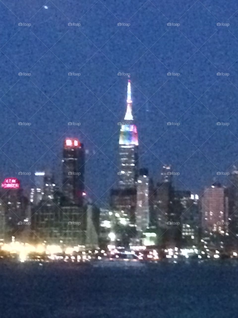 Empire State Building lighting