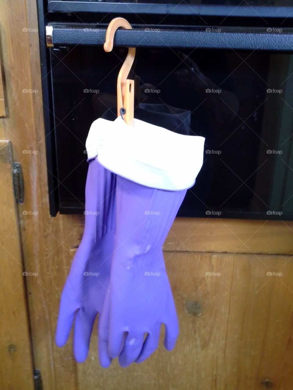 rubber gloves