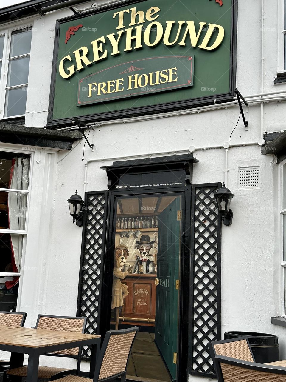 The Greyhound pub at Hawkesbury Junction in England where Oxford and Coventry canals meet narrowboat cruise vacation holiday traditional English public house 