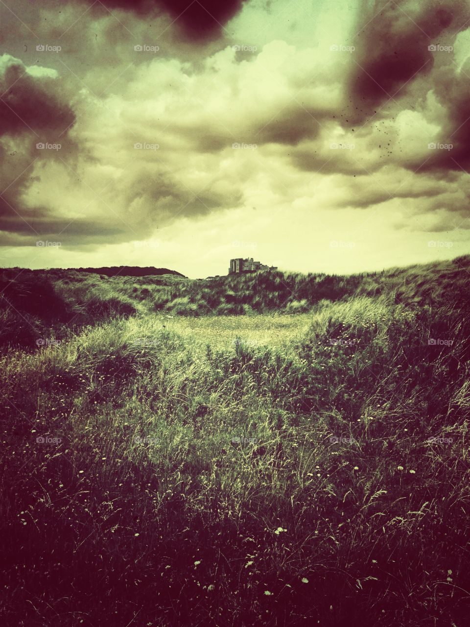 Bamburgh Castle. Northumberland, UK
