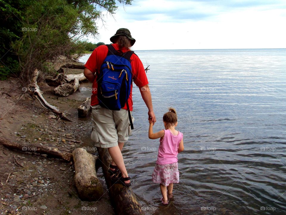 Spending time with grandfather