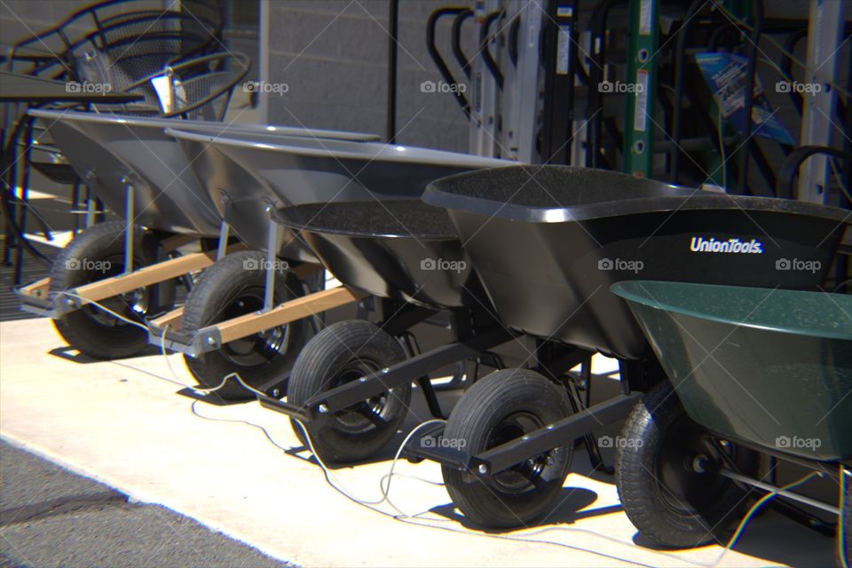 Wheel Barrows Ready For Spring